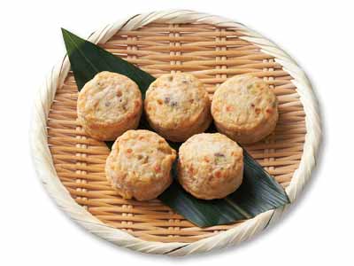 彩りゆたか　おとうふ揚げ（五目）写真