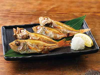 大地のもったいナイ小さいのど黒丸干し写真