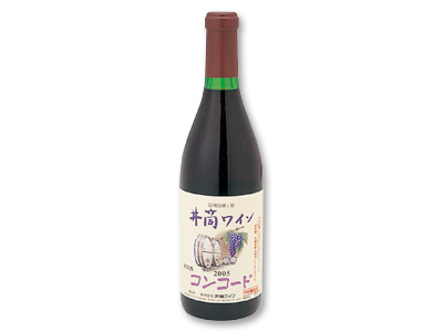 井筒ワイン コンコード(赤甘口)写真