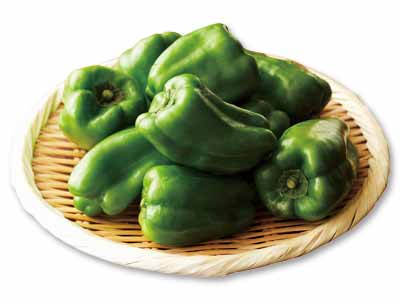 徳用　にがみ少ないパリッとピーマン　150G×2パック写真