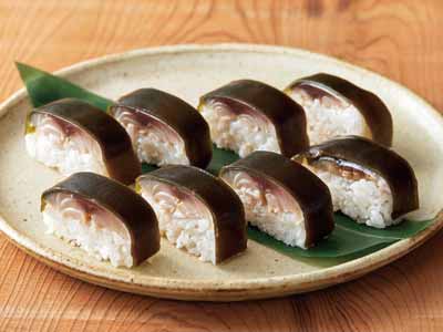 予約9／16週　国産天然〆さば棒寿司写真