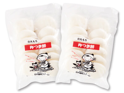 徳用・庄内の杵つき餅白丸（2パック）写真