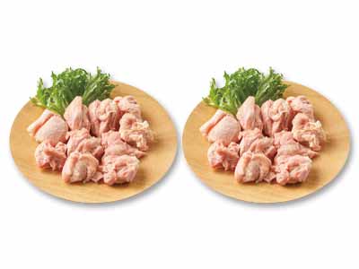 恵那どりモモ肉唐揚用・バラ凍結×2パック写真