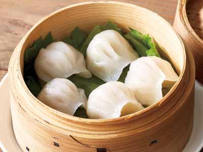 天然エビのエビ蒸し餃子写真