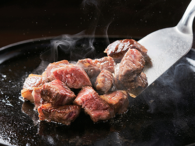 【入会特典】短角牛カタロースサイコロステーキ用写真