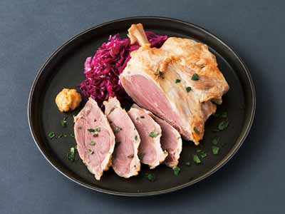 【予約】12/25〜配送 阿波美豚 骨付きアイスバイン写真