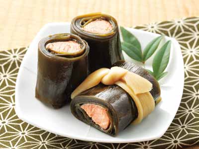 【予約】12/25〜配送 紅鮭昆布巻き写真