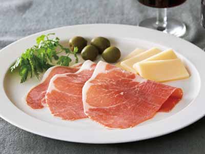 【予約】12/25〜配送 えばらハーブ豚の国産生ハム写真