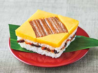 【予約】12/25〜配送 新春を彩る 国産穴子錦ちらし押し寿司写真