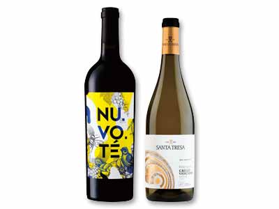 【予約】12/25〜配送 ソムリエ厳選 おせちに合うワイン赤白 2本セット写真