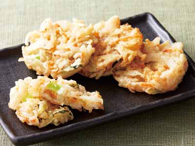 【予約】12/25〜配送 4種の国産野菜と小あみのミニかき揚げ写真