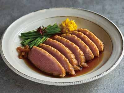 【予約】12/25〜配送 やわらか岩手県産合鴨のロース煮写真