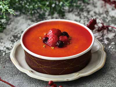 【予約】12/15週 有機苺のなめらかムースケーキ写真