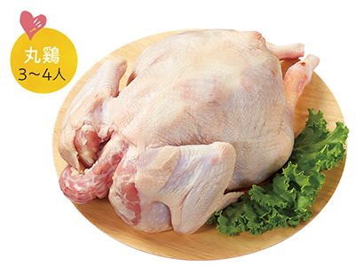 【予約】12／22週　まほろば　鶏１羽（生冷凍）写真