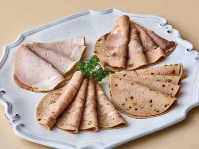 【予約】12／22週　えばらハーブ豚で作る　肉のうまみを味わうハムソーセージセット（4種）写真