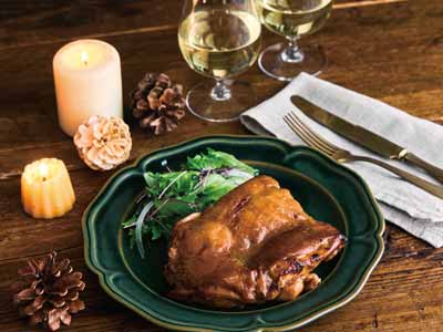 【予約】12／22週　ローストチキン　鶏モモ照り焼き（すだち鶏・骨なし）写真