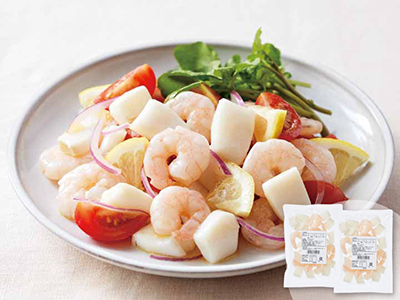 【お得】天然えびといかのシーフードミックス×2写真