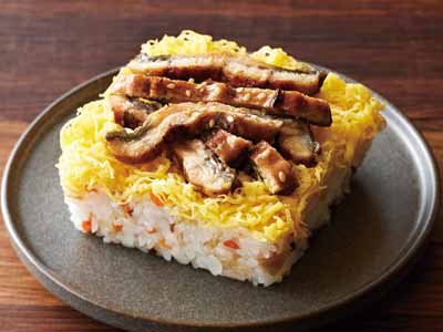 鹿児島県産うなぎの五目ミニちらし（1人前）写真