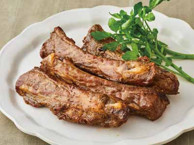 【予約】12／25〜配送　北海道放牧豚　スペアリブ写真