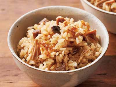 3種の国産きのこ　炊き込みご飯の素写真