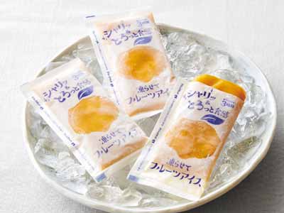 おうちで凍らせてフルーツアイス　濃厚アルフォンソマンゴー3コ写真