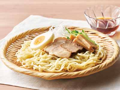 あっさり　あごだしざるらーめん（乾麺）写真