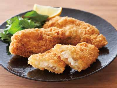 ふんわり絶品！やわらか白身フライ（鹿児島県産ウスバハギ）写真