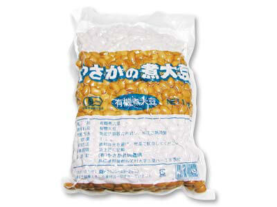 予約1／19週　味噌用煮大豆（有機）写真