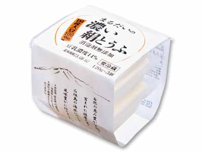 予約1／5週　濃い絹豆腐（日持ち・小分け）写真