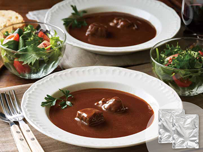 【お得】野菜とお肉のうまみとコク！国産牛のビーフシチュー×2パック写真