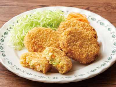 駿河湾産桜海老と国産竹の子の春コロッケ写真