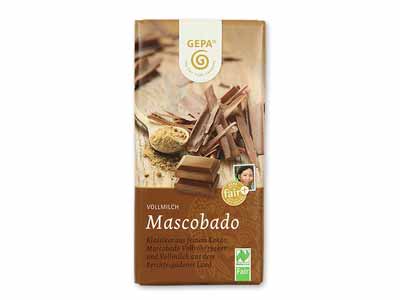 予約2／9週　ビオ　マスコバドミルクチョコレート写真