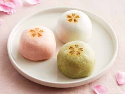 予約2／23週　桃の節句のひな上用饅頭写真