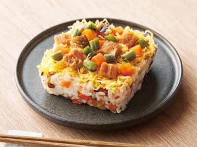 予約2／23週　下関産あなごのミニちらし寿司写真