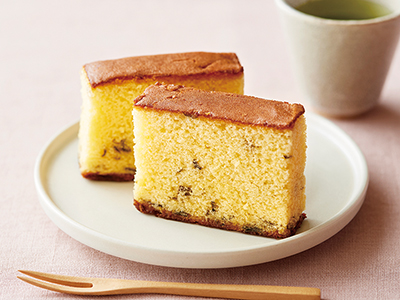 予約3／9週　やさしく香る桜の葉かすてら（個包装）写真