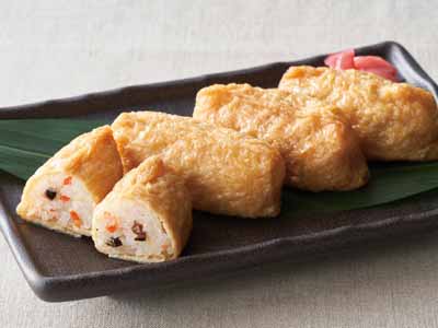 予約3／16週　3種具材のいなり寿司写真