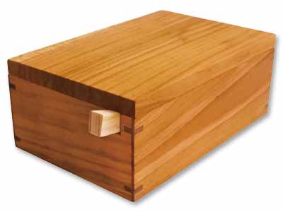 予約3／16週　桜のバターケース（ひのきバターナイフ付）写真