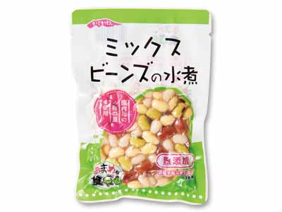 4種のミックスビーンズの水煮写真