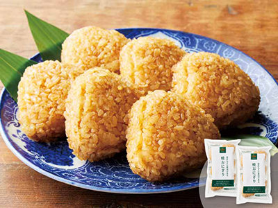 【お得】国産丸大豆醤油が香る焼おにぎり×2写真