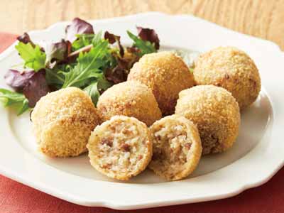 農舎のあたためるだけ　短角牛プチコロッケ写真