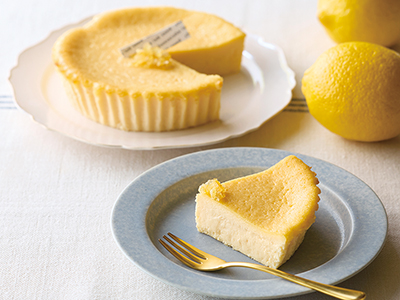 予約4／6週　瀬戸内レモンピールのチーズケーキ写真