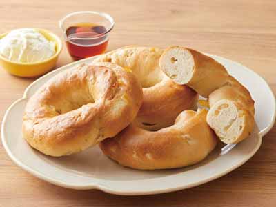 予約4／6週　トライベッカの瀬戸内レモンベーグル（冷凍）写真