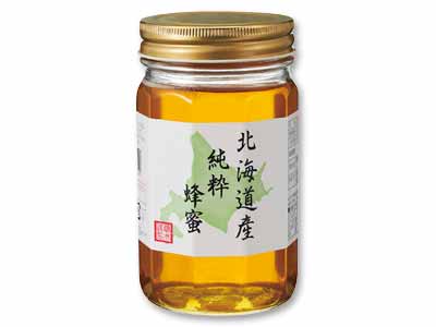 予約4／13週　北海道産純粋蜂蜜（450G）写真