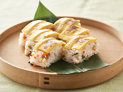 予約4／20週　国産炙り筍棒寿司（ノーカット）写真