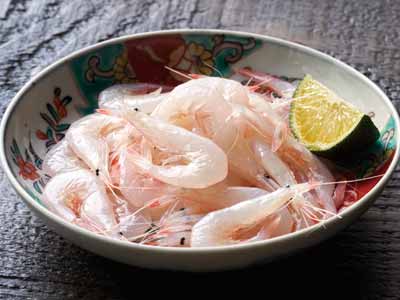 予約4／20週　富山湾の宝石　白えび（刺身用）写真