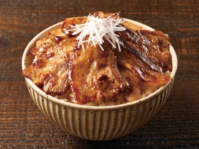 予約4／20週　豚バラ肉がじゅわっ！帯広風豚丼写真