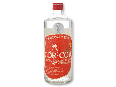 予約5／25週　沖縄ラム酒　ＣＯＲ　ＣＯＲ（赤ラベル）40度写真