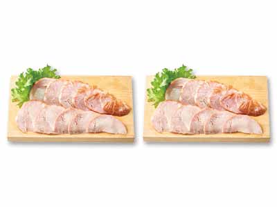 大地のもったいナイ無塩せきロースハム（冷凍・加熱用）×2写真