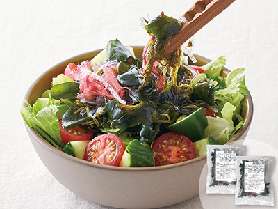 【お得な2パック】国産7種のねばねば海藻サラダ×2パック写真