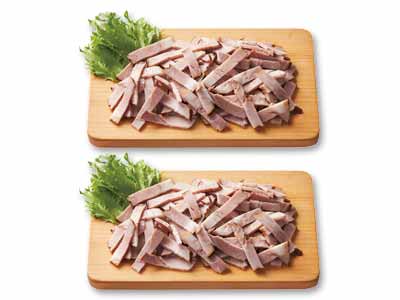 【お得】丹沢ハム工房　パラパラ　カットショルダーベーコン×2写真